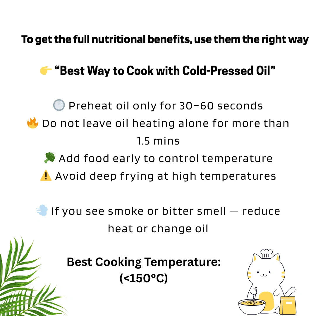 QC Naturals Sunflower Oil – 1L Wood Pressed, 100% Pure