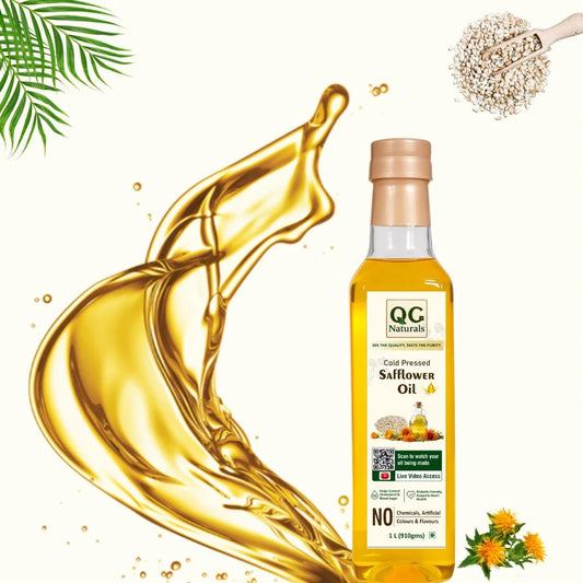 QC Naturals safflower oil ( Kusum oil ) 1L / 100%pure